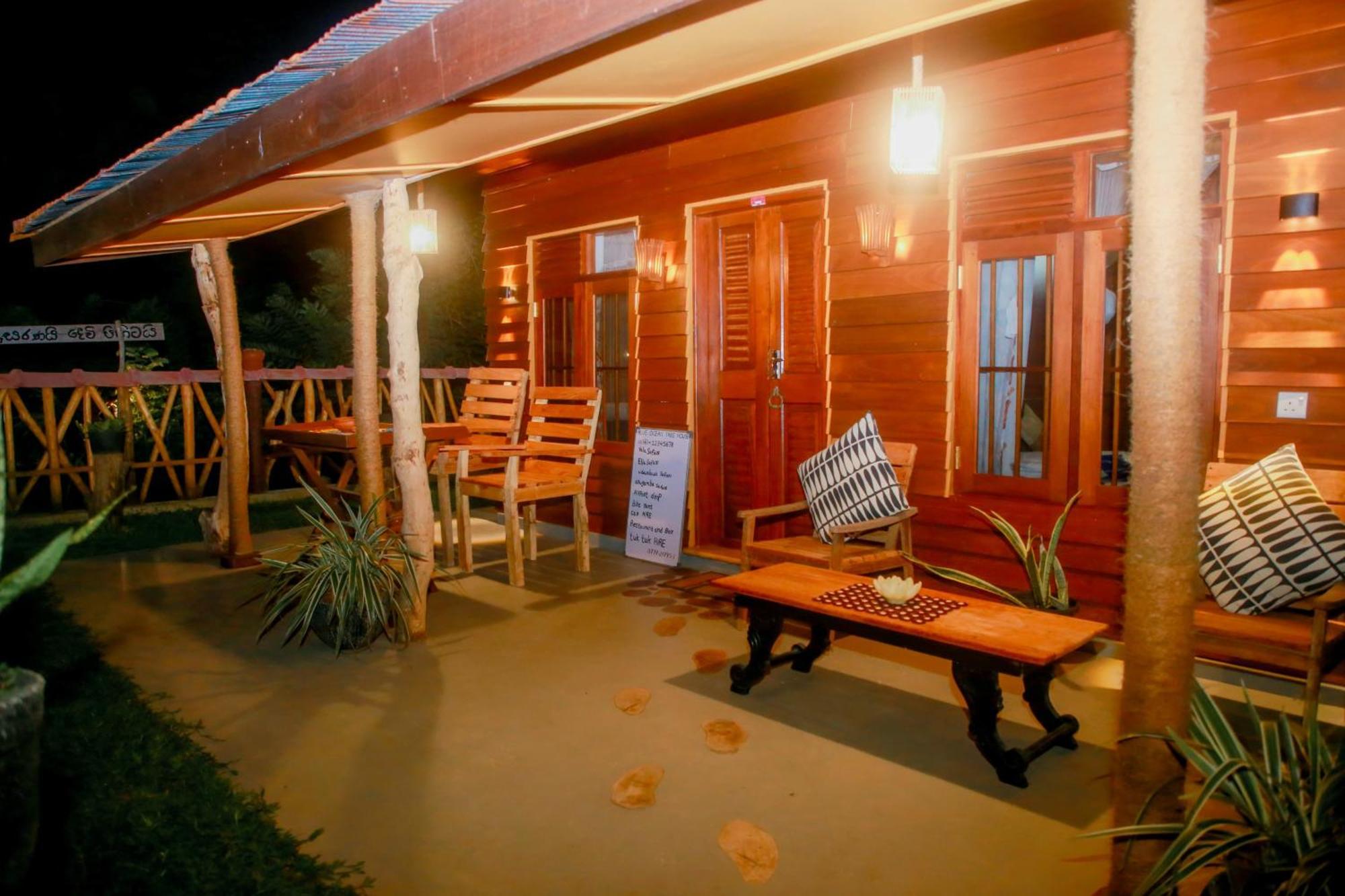 Вилла Blue Ocean Tree House Hiriketiya Диквелла Экстерьер фото